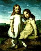 Theodore   Gericault les enfants dedreux USA oil painting artist
